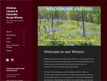 Tablet Screenshot of klickitatcanyonwinery.com